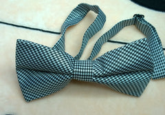 Blue Black Weave - Bowties - 3