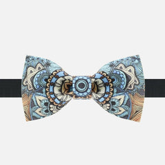 Blue Paisley Bow Tie - Bowties - 1