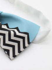 Edgy Blue Bow Tie - Bowties - 2