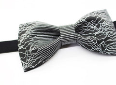 White Lines Bow Tie - Bowties - 2