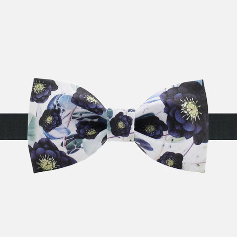 Purple Flower Bowtie - Bowties - 1