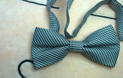 Blue Black Weave - Bowties - 4