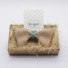 Double Wooden Bow Tie - Bowties - 3
