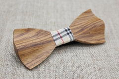 Elegant Slim Wooden Bow Tie - Bowties - 4
