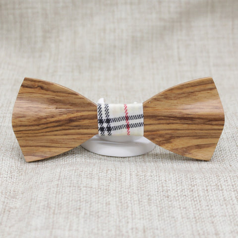 Elegant Slim Wooden Bow Tie - Bowties - 1