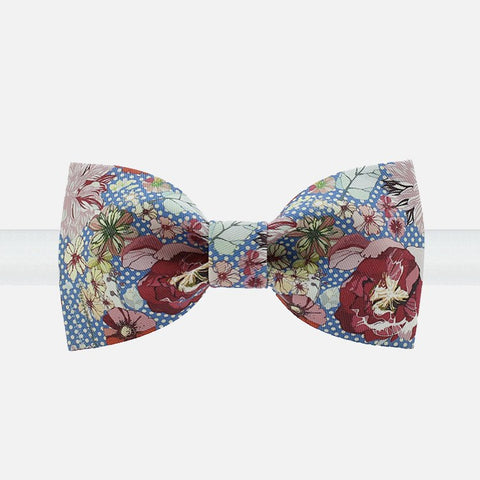 Flowery Polka Dot Bow Tie - Bowties - 1