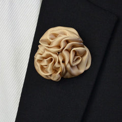 Satin Lapel Pin Golden - Bowties - 1