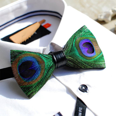 Feather Bow Ties