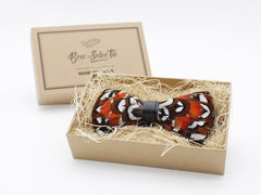 Reeves's Pheasant Feather Bow Tie