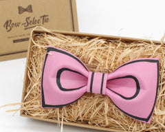Shocking Pink Bow Tie