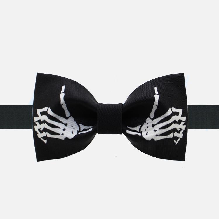 Skeleton Bow Tie