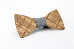 Stripes Galore Wooden Bow Tie