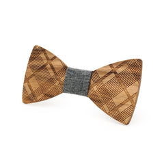 Stripes Galore Wooden Bow Tie