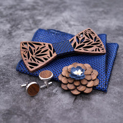 Wooden Bow Tie Bundle Set