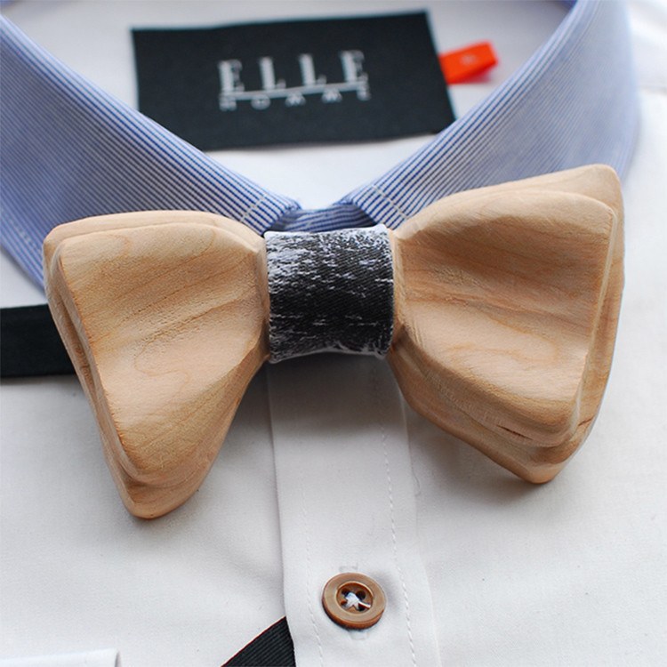 Black Woody Bow Tie - Bowties - 1