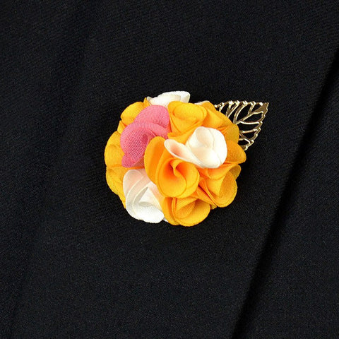 Yellow Lapel Flower - Bowties - 1