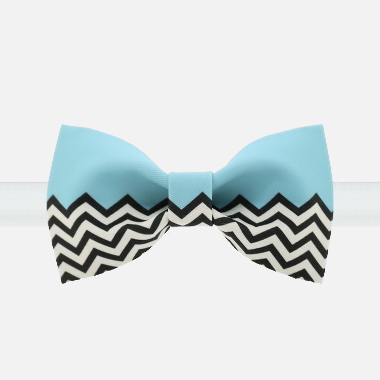 Edgy Blue Bow Tie - Bowties - 1