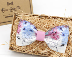 Birds and Flowers Bow Tie
