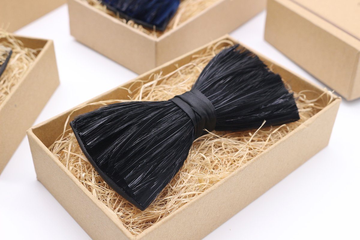 Black Tuxedo Feather Bow Tie Bow Ties for Men Bow SelecTie