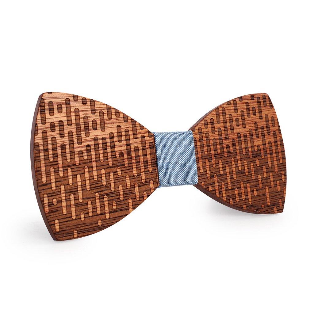 Dripping Wooden Bow Tie