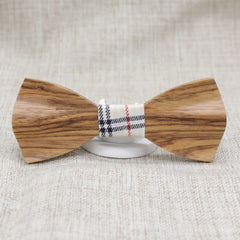 Elegant Slim Wooden Bow Tie - Bowties - 1