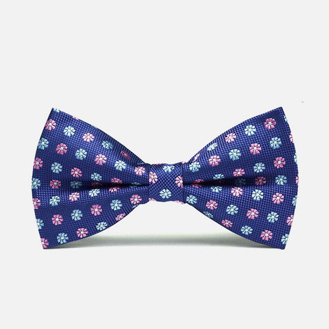 Floral Dotted Bow Tie - Bowties