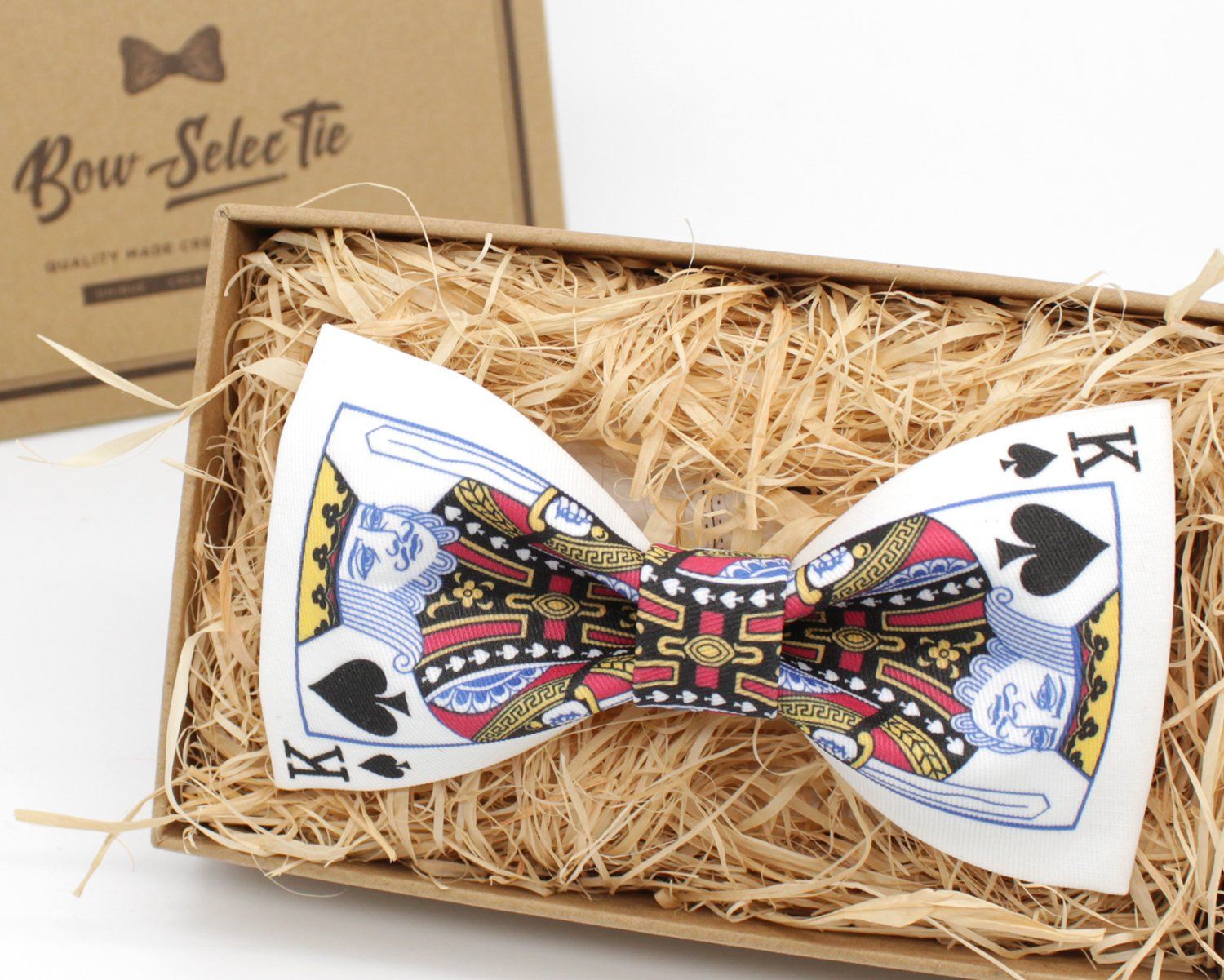 The King of Spades Bow Ties for Men Bow SelecTie