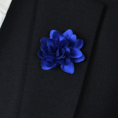Blue Flower Lapel Pin - Bowties - 1