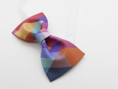 Multi-Colored Quilt Bowtie