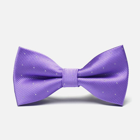 Violet Polka Formal Bow Tie - Bowties