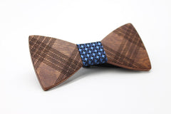 Striped Beauty Wooden Bow Tie