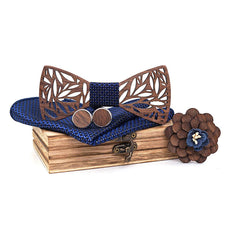Wooden Bow Tie Bundle Set