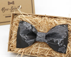 World Map Bow Tie